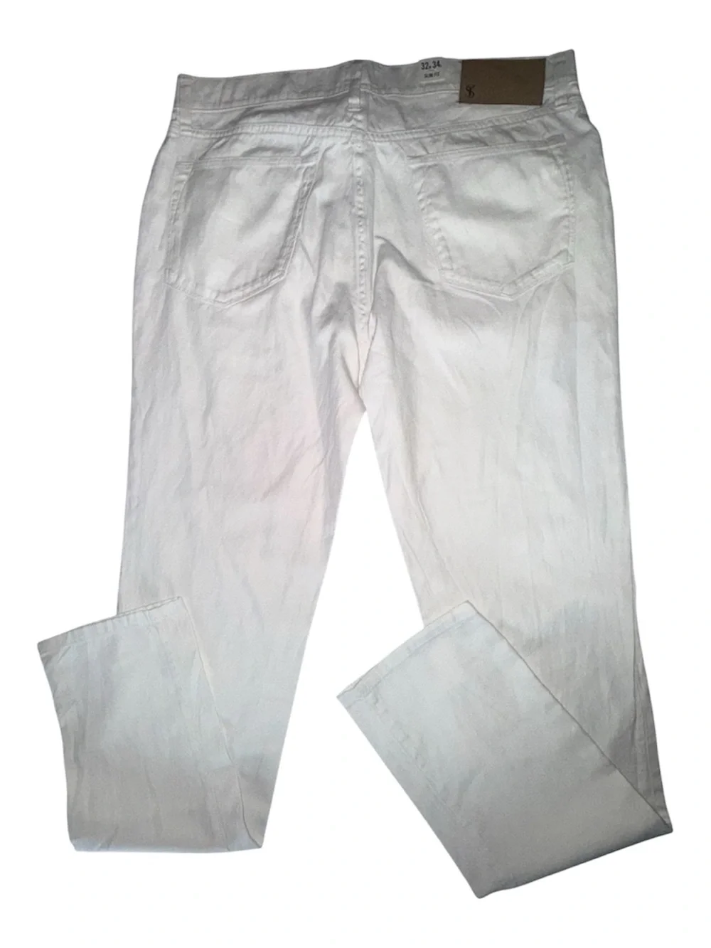 Todd Snyder Slim Fit White Cotton Linen Jeans Men’s 32x34 NWT  men’s white pants